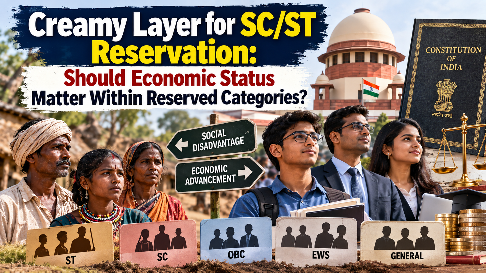 Creamy Layer for SC/ST Reservation: Should Economic Status Matter Within Reserved Categories?