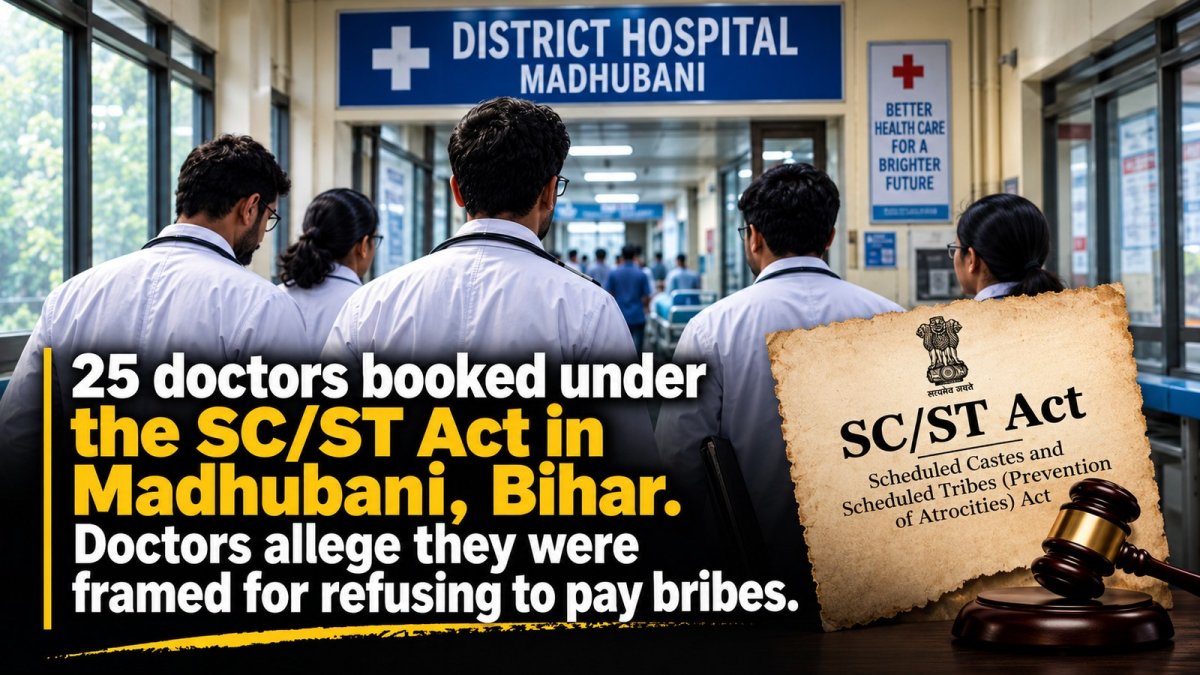 Madhubani: SC/ST Act FIR against Government Hospital Doctors